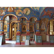 Иконостас, Надвратный храм Николая Чудотворца